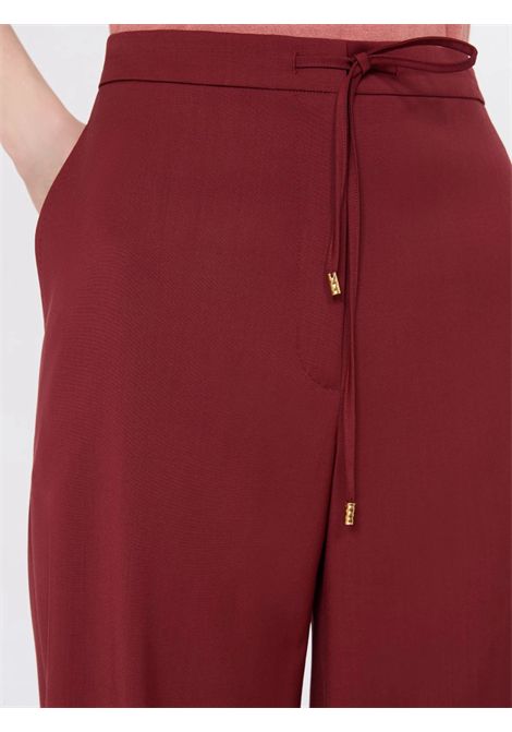 Max Mara Studio Blazer Monopetto Linz in Cady Rubino Donna Max Mara Studio | Pantaloni | 2626136031600011